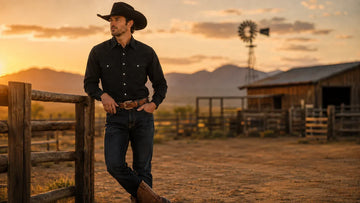 Black Western Dress Shirt