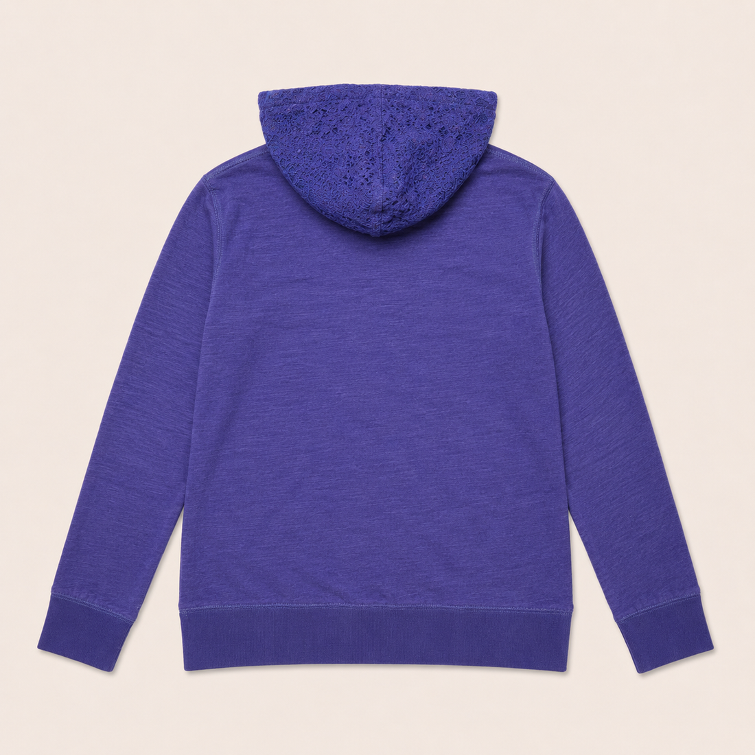 Women's Aztec Embroidered Lace Hoodie Pullover
