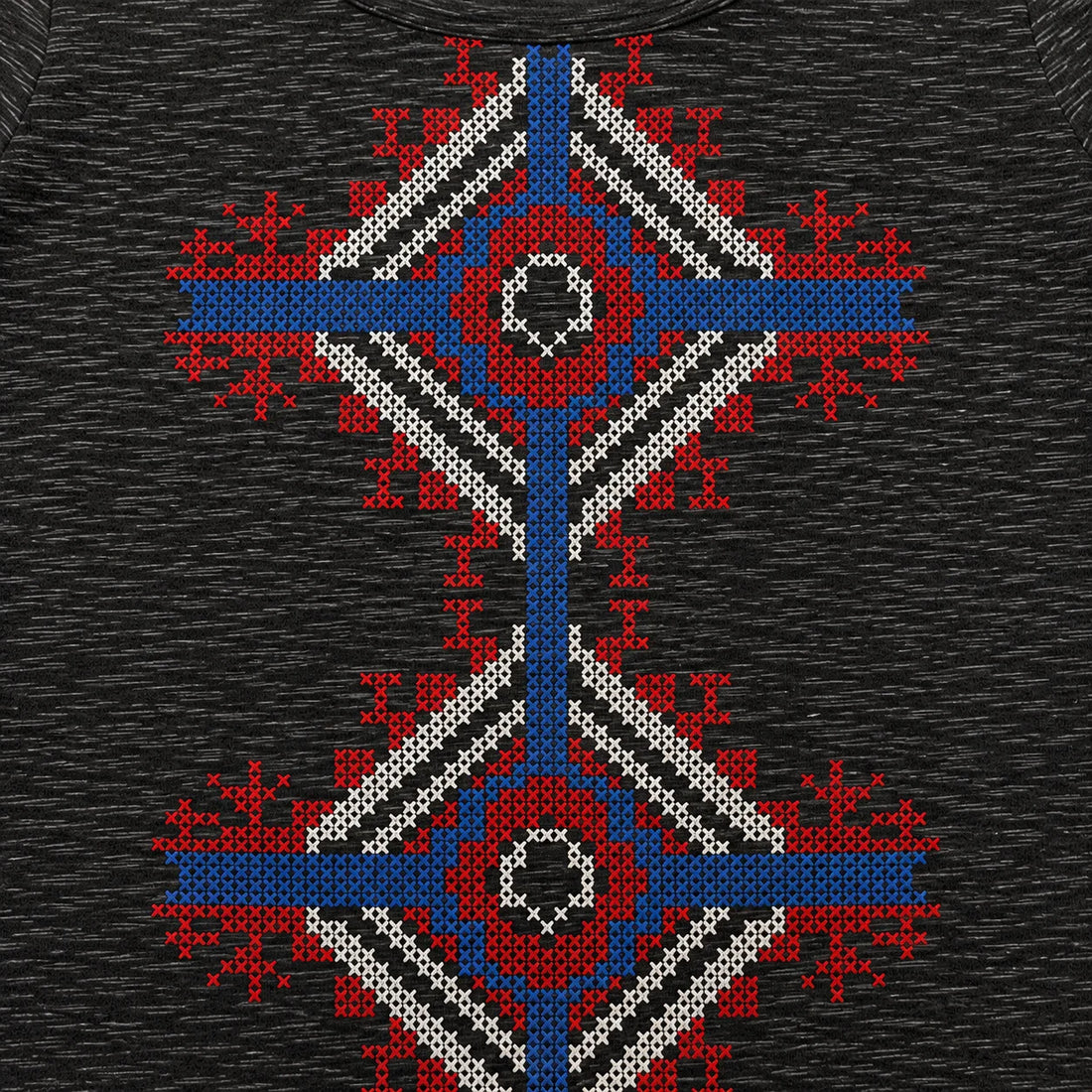 Southwestern Aztec Graphic Long Sleeve Top