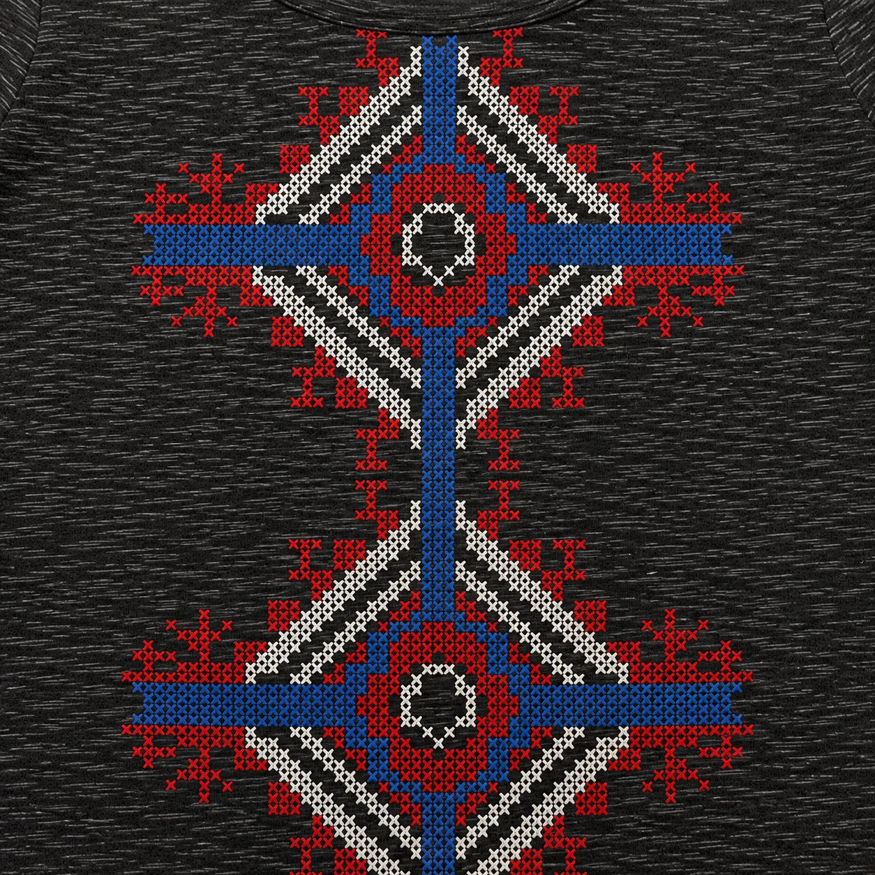 Southwestern Aztec Graphic Long Sleeve Top