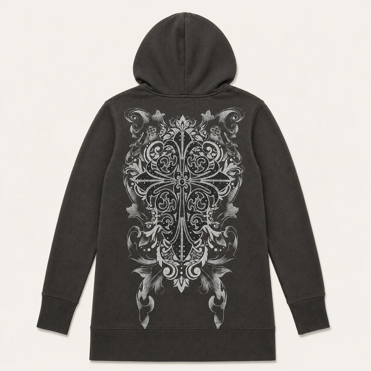 Women’s Western Scroll Cross Zip-Up Hoodie