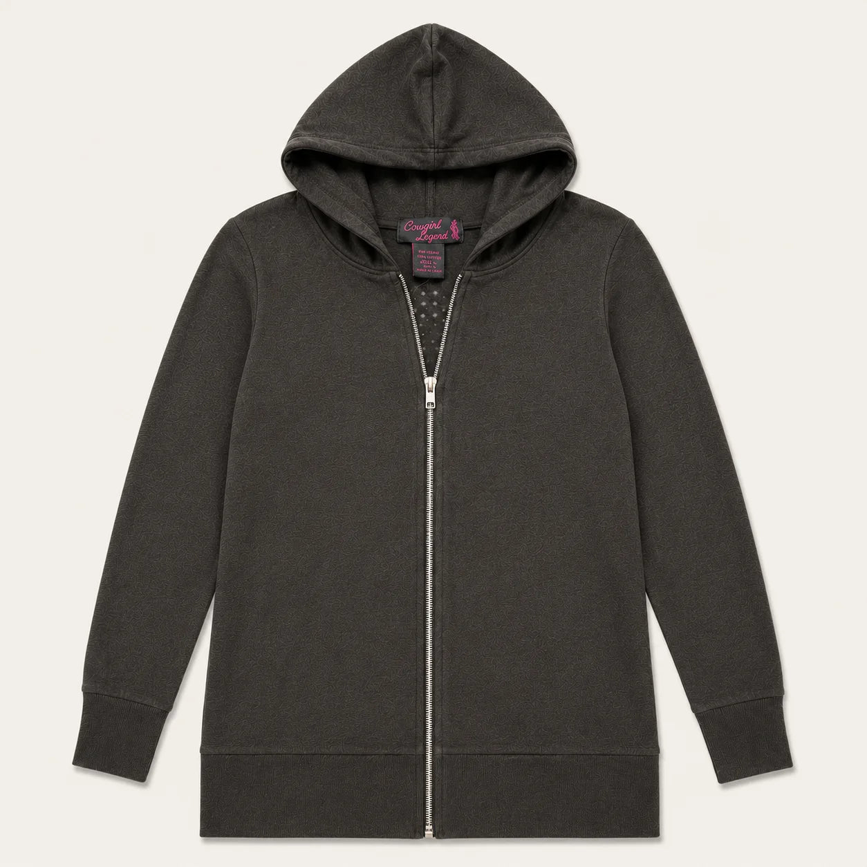 Women’s Western Scroll Cross Zip-Up Hoodie