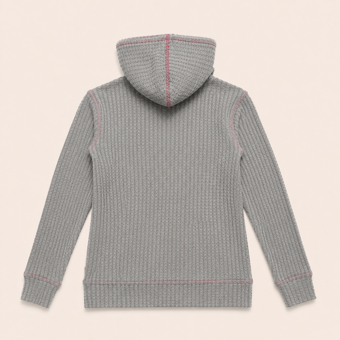 Western Horseshoe Waffle Knit Kids Hoodie