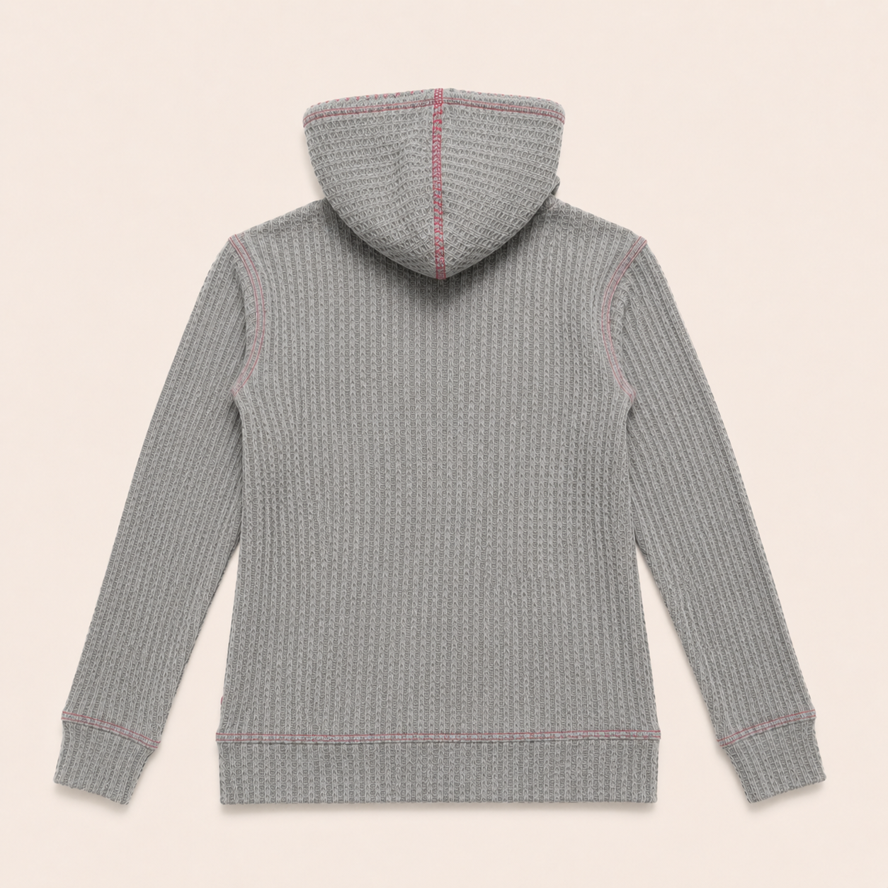 Girl's Western Horseshoe Waffle Knit Hoodie