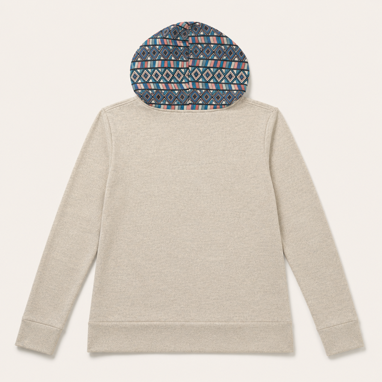 Women’s Aztec Print Western Colorblock Hoodie Pullove