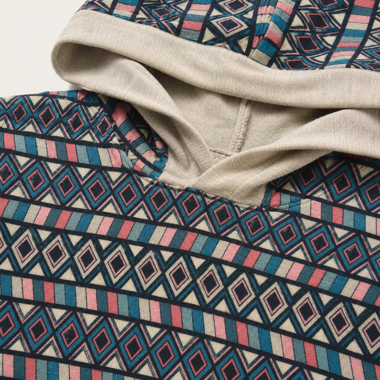 Women’s Aztec Print Western Colorblock Hoodie Pullove