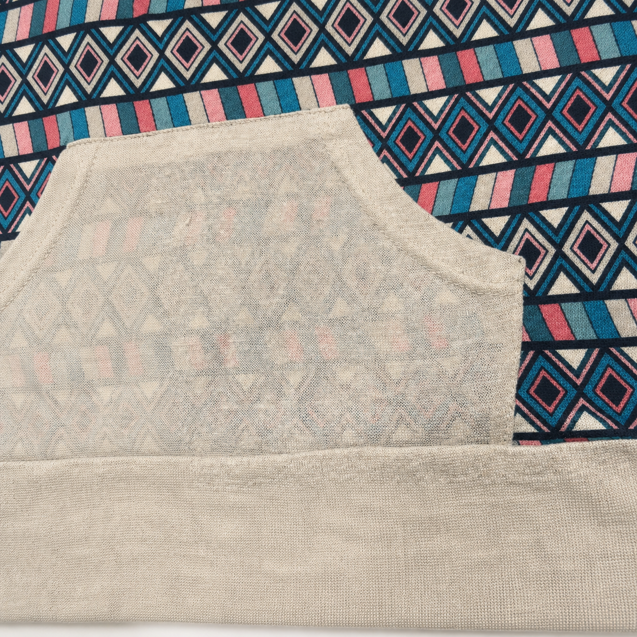Women’s Aztec Print Western Colorblock Hoodie Pullove