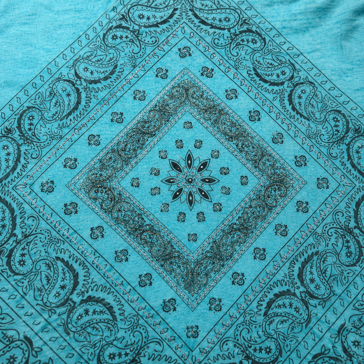 Women’s Paisley Bandana Western Hoodie Pullover