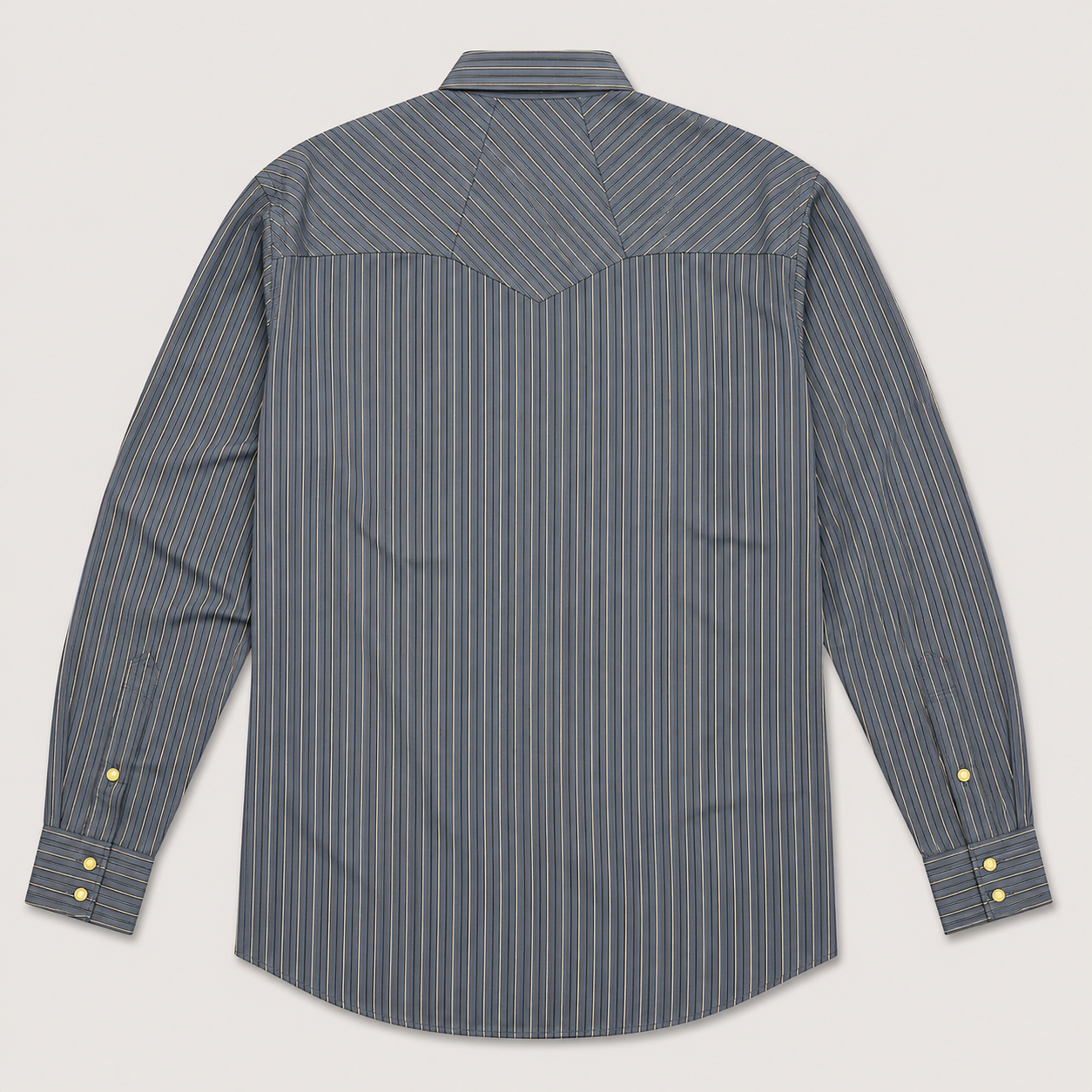 Cowboy Legend Men's Blue Stripe Pearl Snap Western Shirt