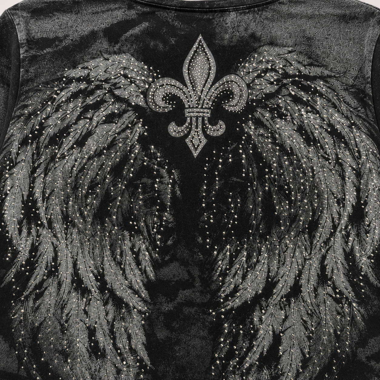 Ladie's Fleur De Lis Angel Wings Tee