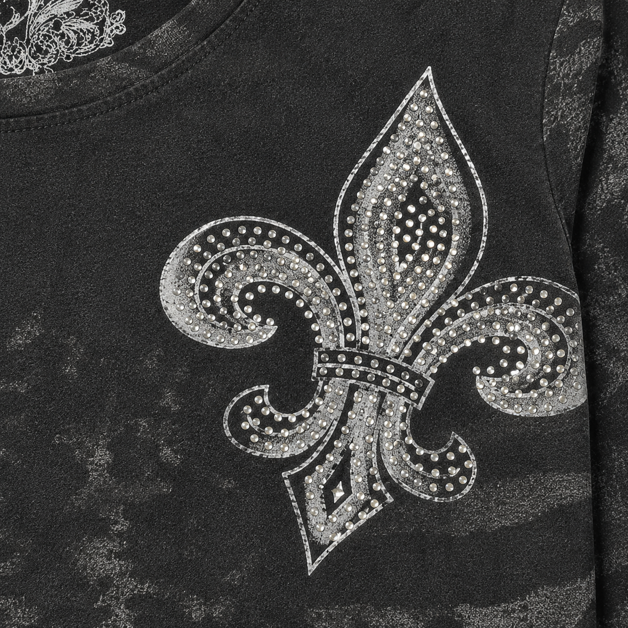 Ladie's Fleur De Lis Angel Wings Tee
