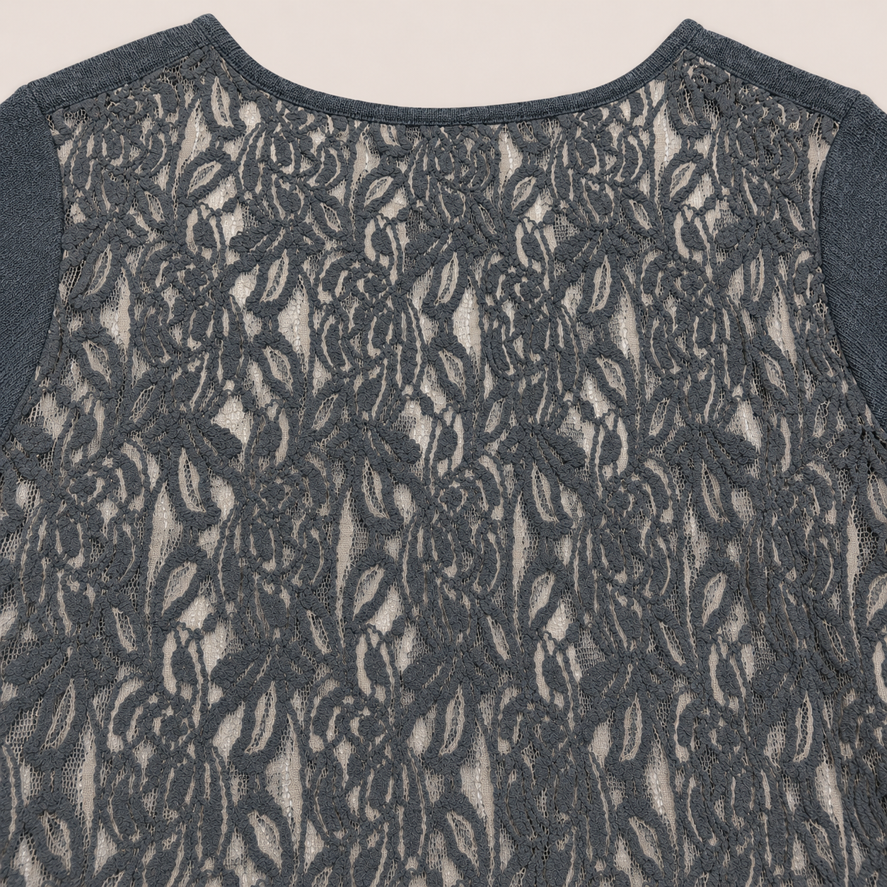 Ladie's Vintage Lace Western Long Sleeve Top