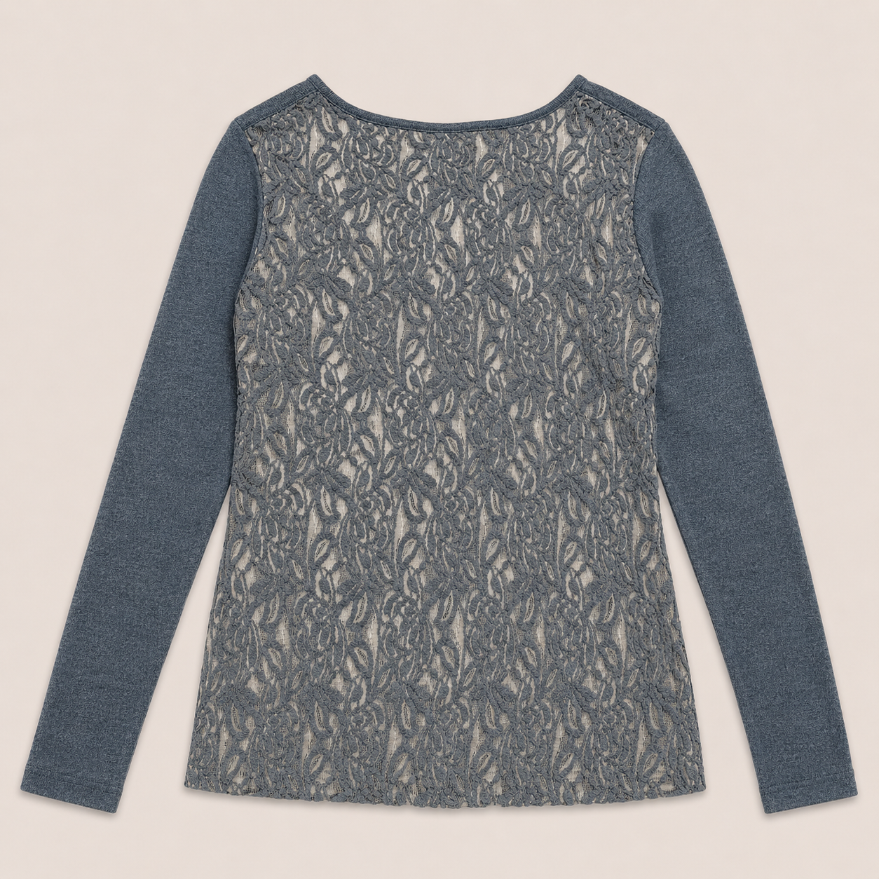 Ladie's Vintage Lace Western Long Sleeve Top