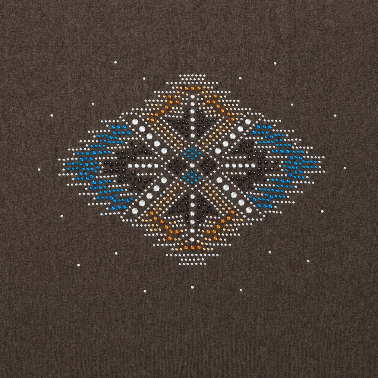 Ladie's Southwestern Rhinestone Long Sleeve Top
