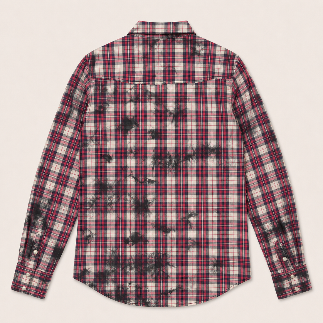 Ladie's Rebel Cross Plaid Snap Shirt