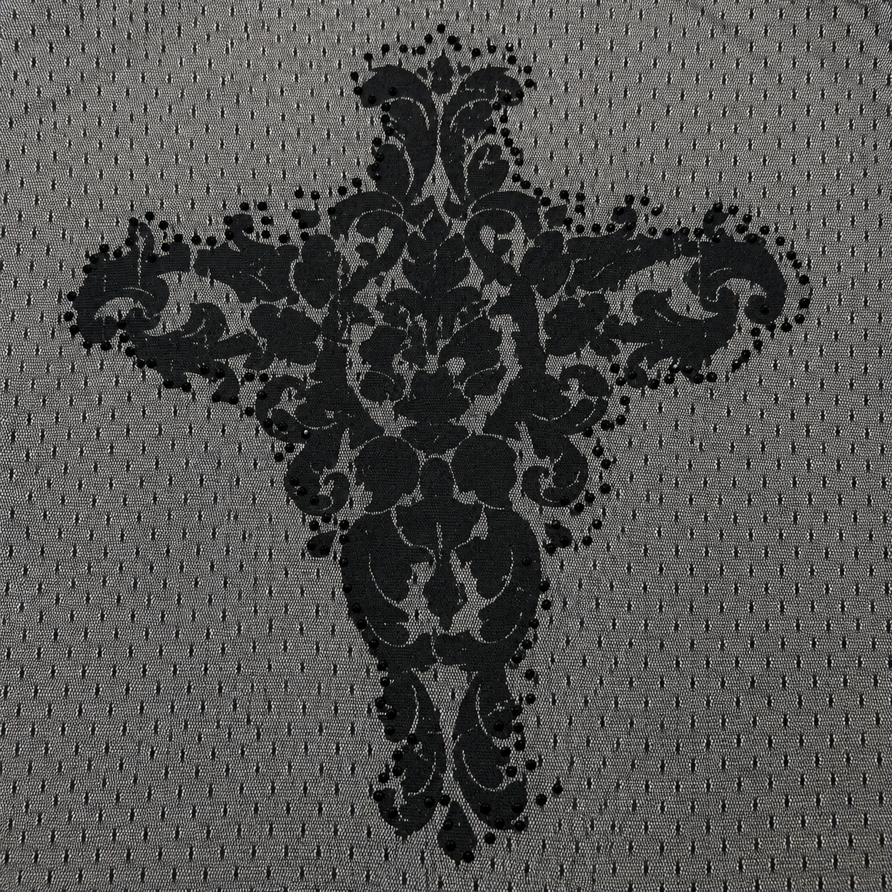 Ladie's Mesh Cross Long Sleeve Top