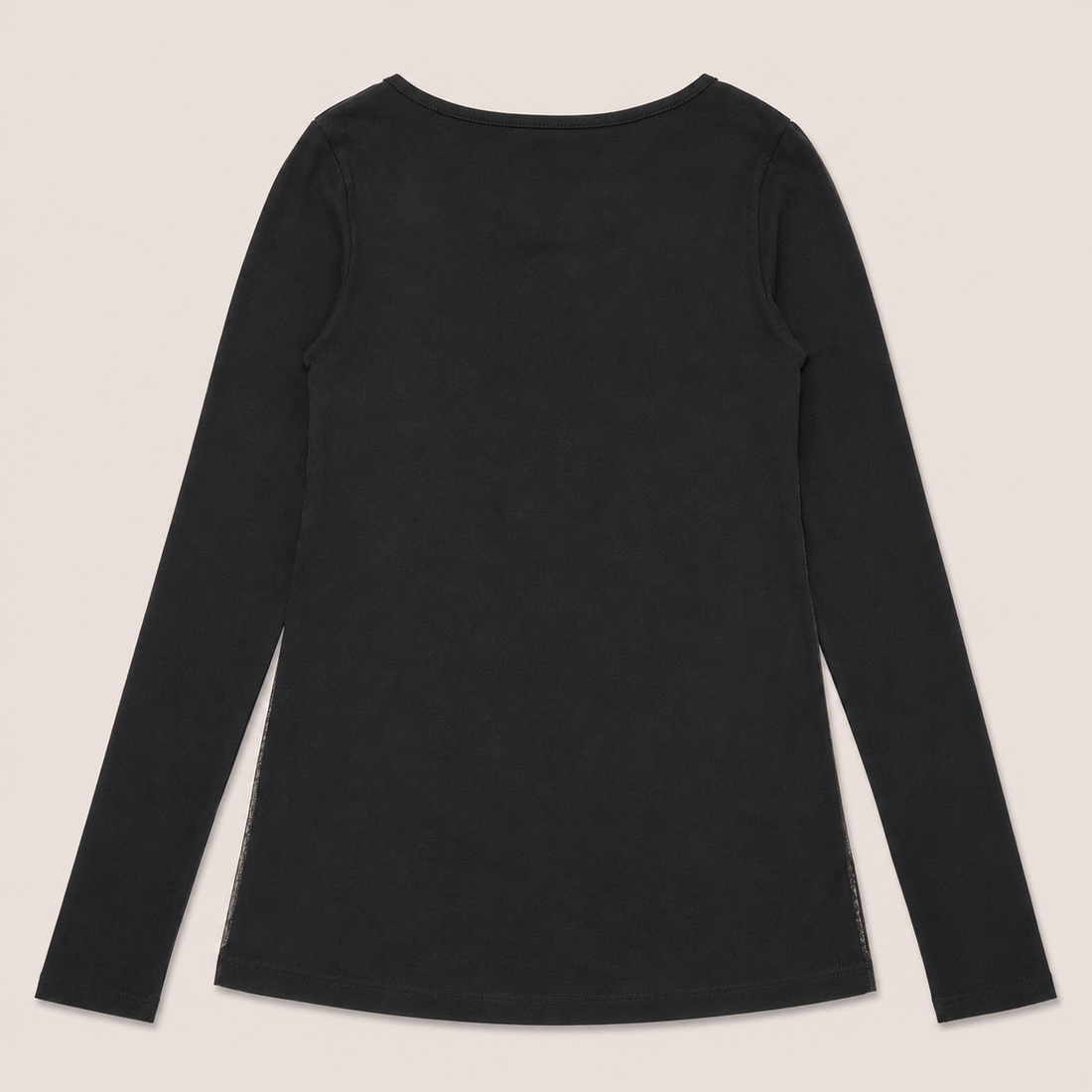 Ladie's Mesh Cross Long Sleeve Top