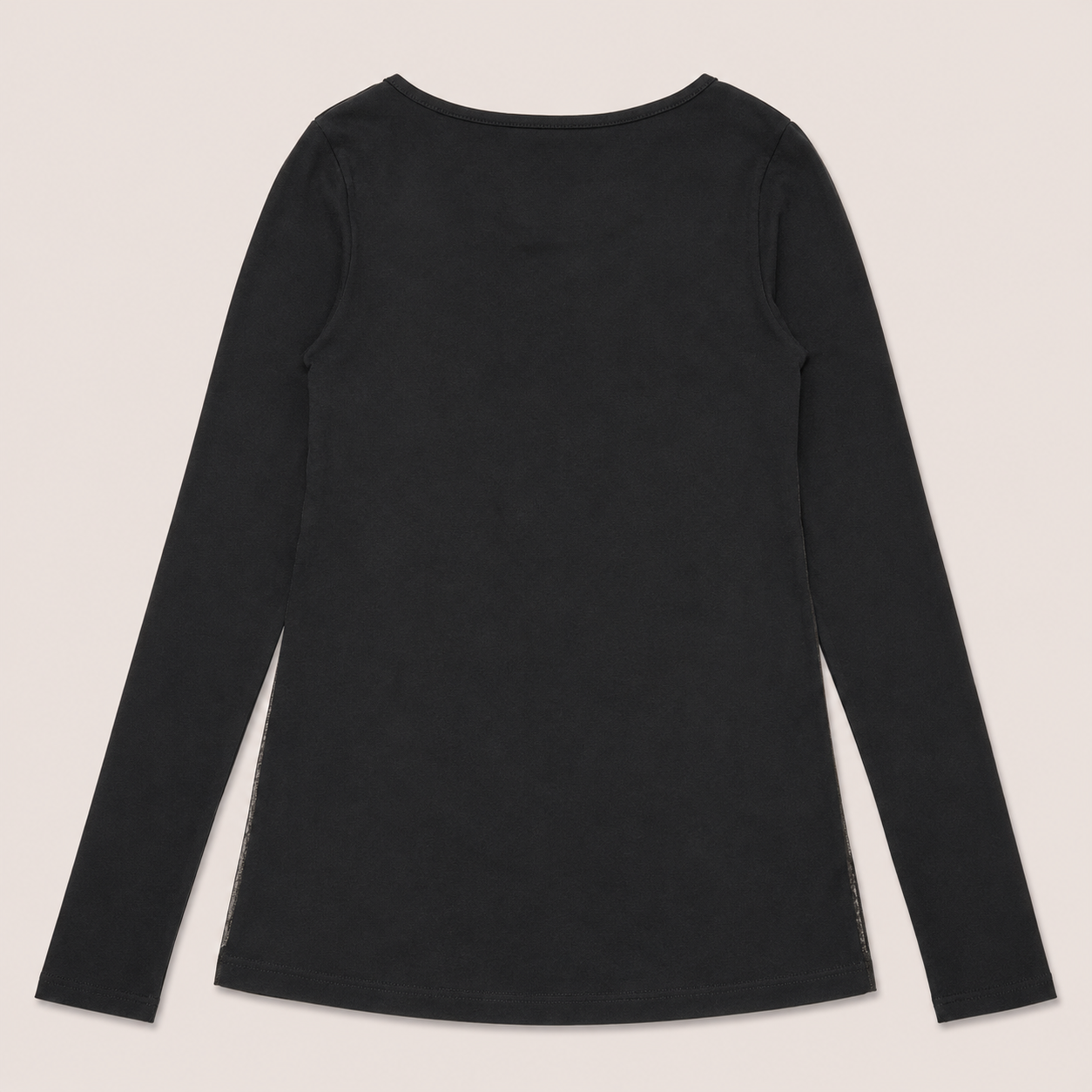 Ladie's Mesh Cross Long Sleeve Top