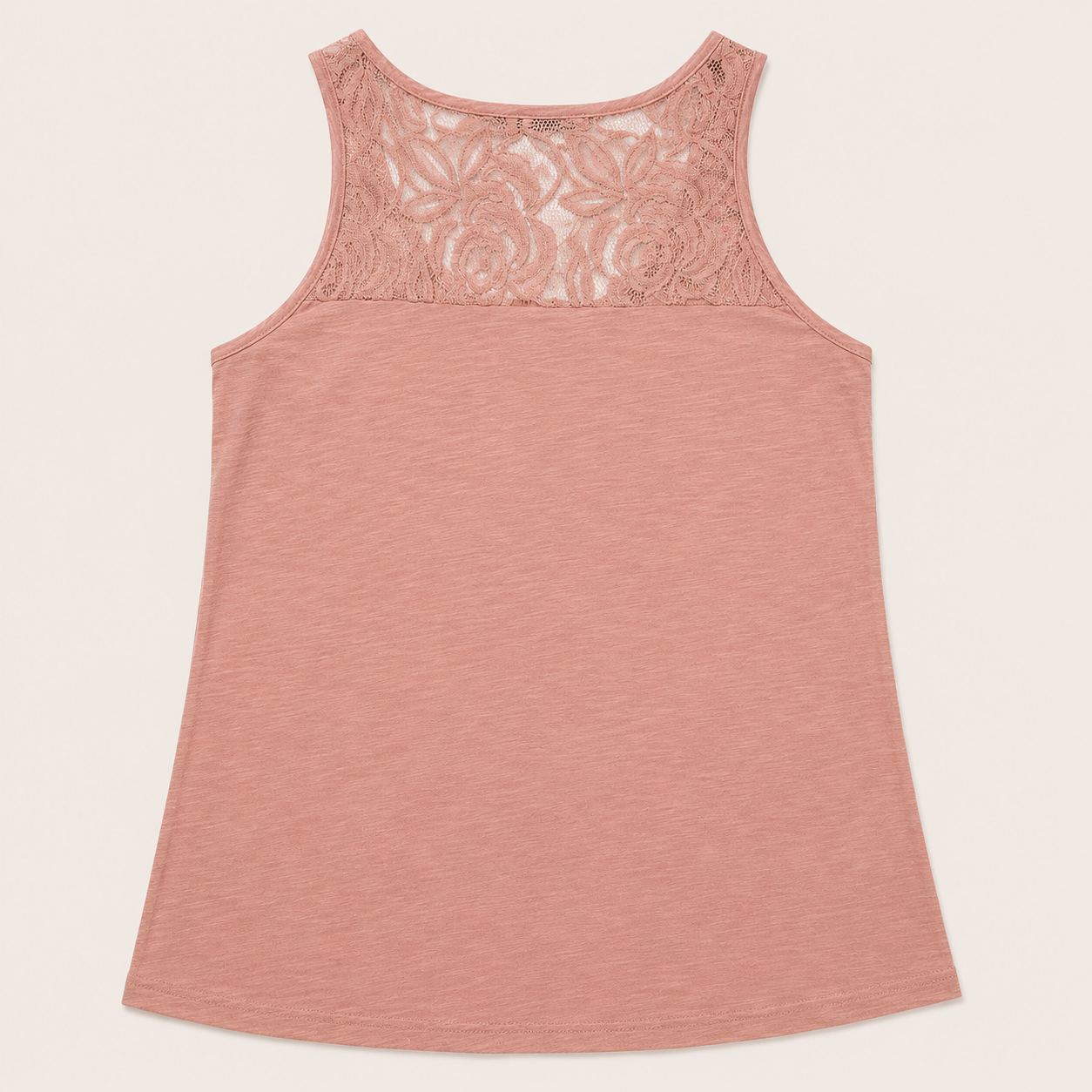 Ladie's Blush Lace Aztec Tank Top