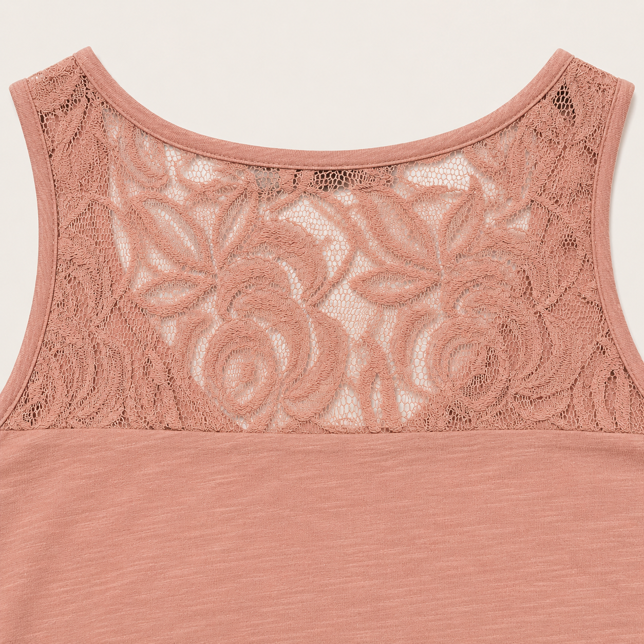 Ladie's Blush Lace Aztec Tank Top