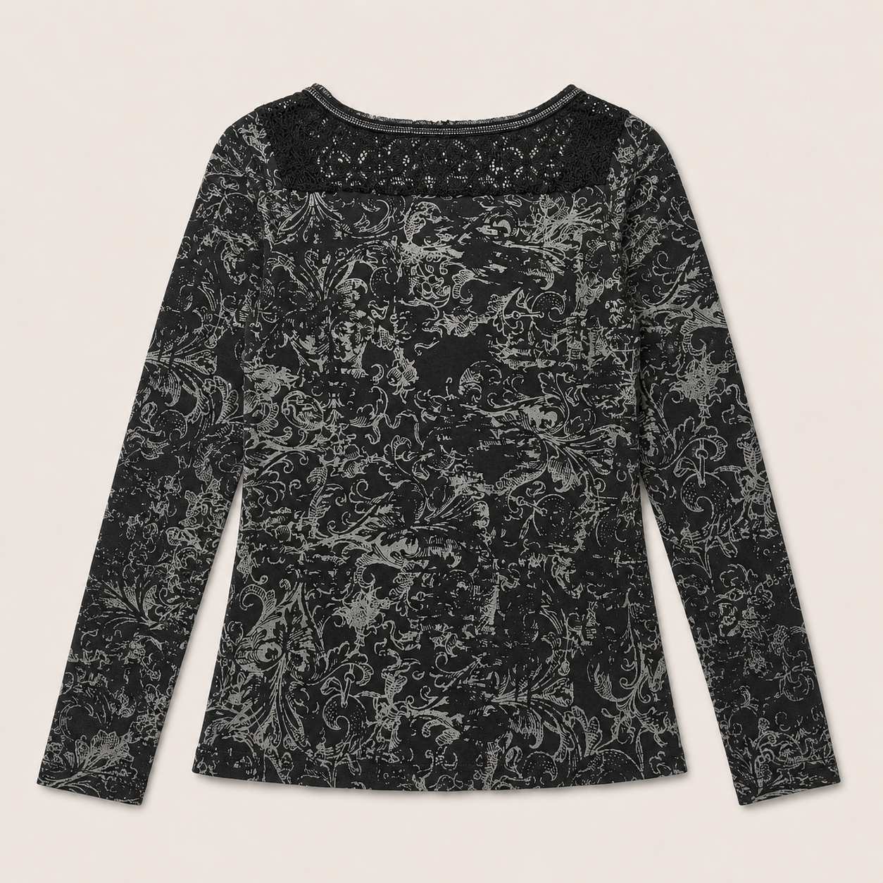 Ladie's Midnight Cross Rhinestone Top