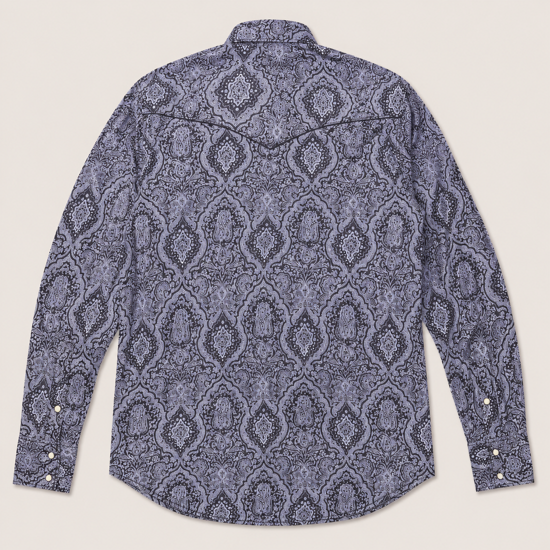 Cowboy Legend Men's Midnight Paisley Western Shirt