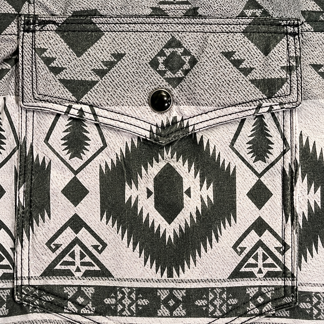 Cowboy Legend Men's Aztec Western Snap Shirt