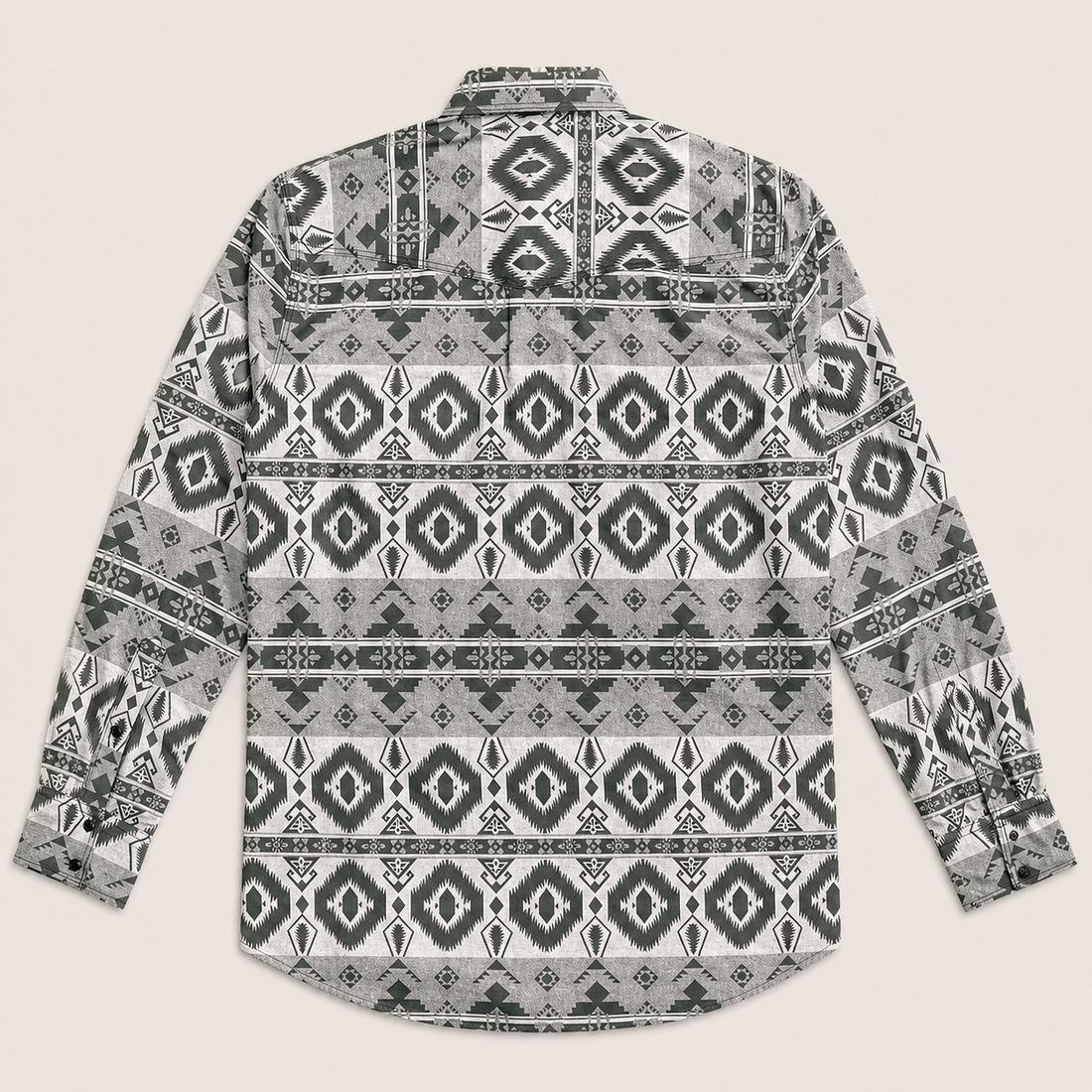 Cowboy Legend Men's Aztec Western Snap Shirt