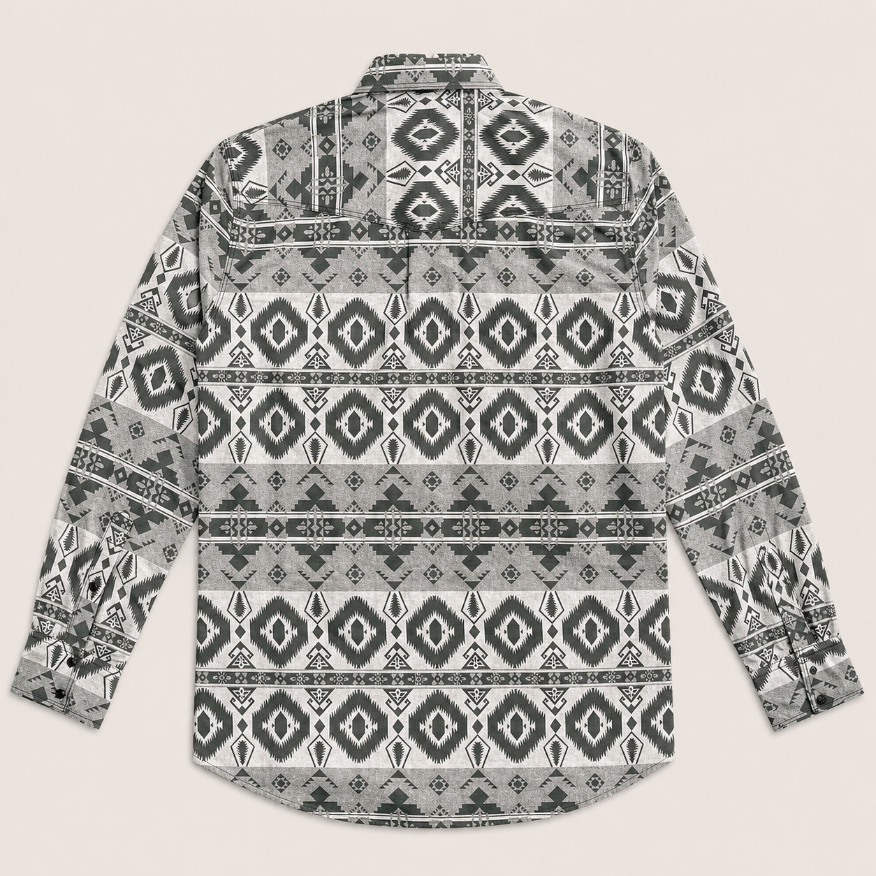 Cowboy Legend Men's Aztec Western Snap Shirt