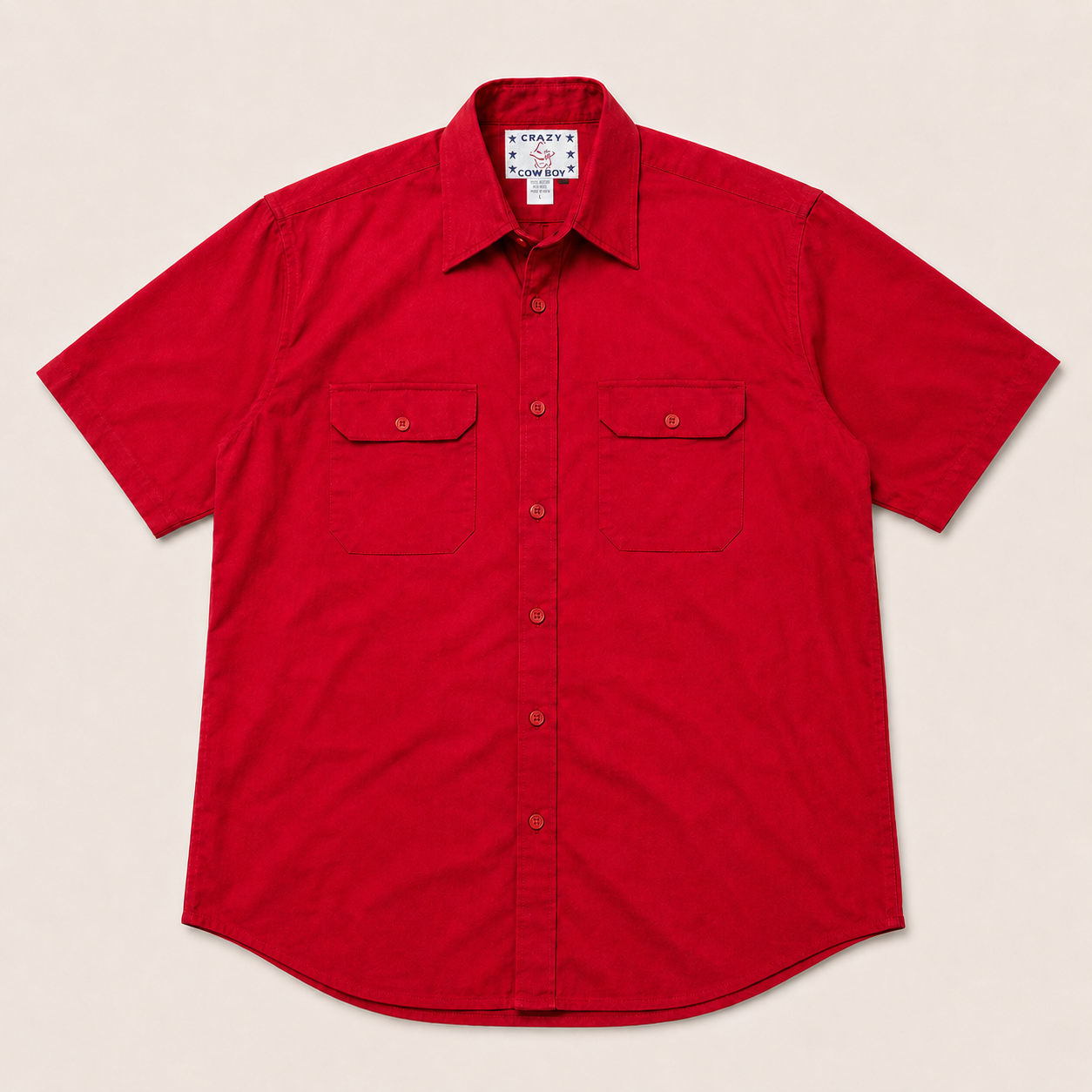 Men's Crimson Ranch Short Sleeve Cowboy Western Shirt
