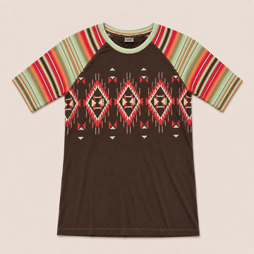 Ladie's Serape Aztec Raglan Tee