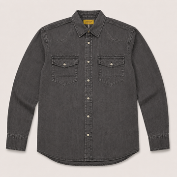 Cowboy Legend Washed Charcoal Western Shirt