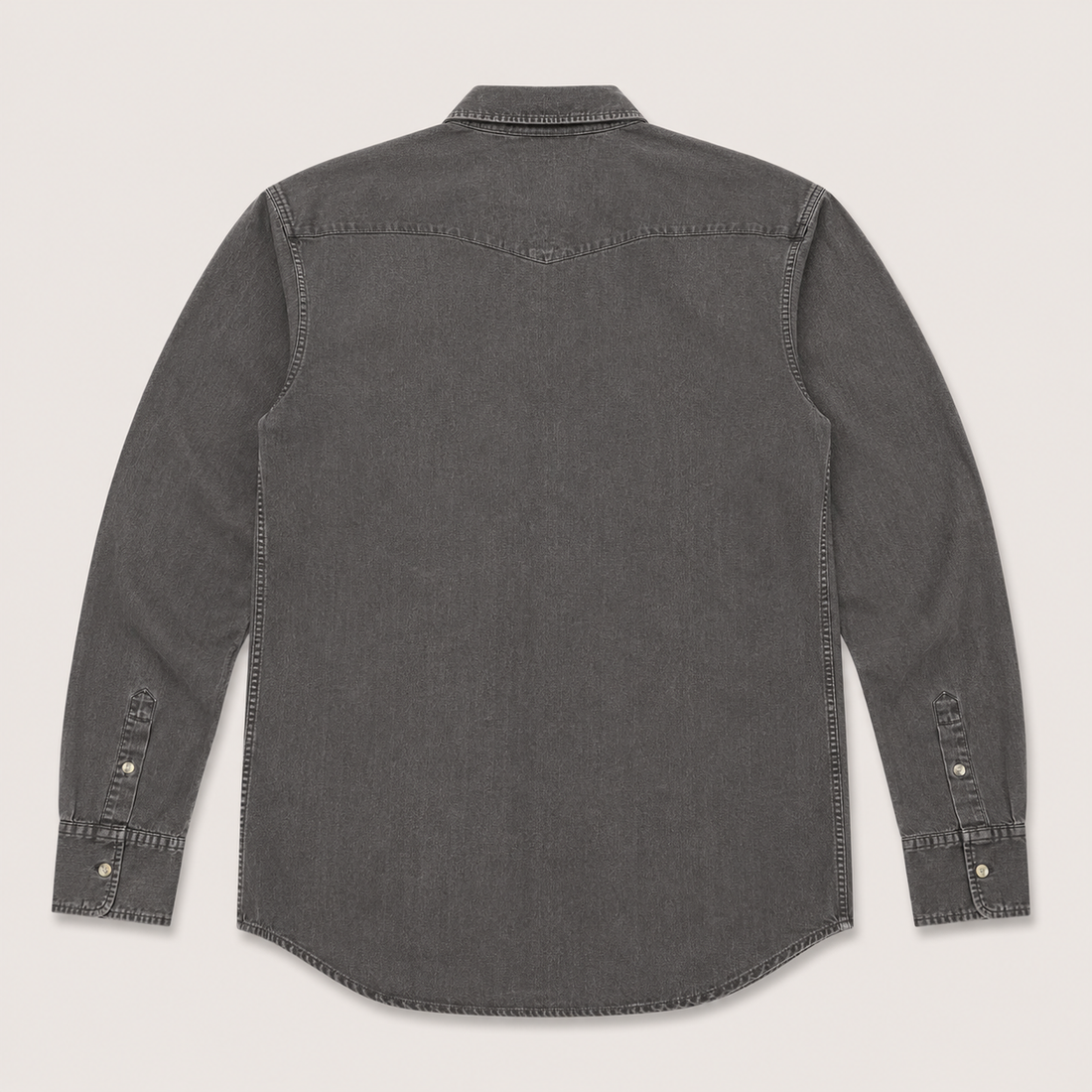 Cowboy Legend Washed Charcoal Western Shirt