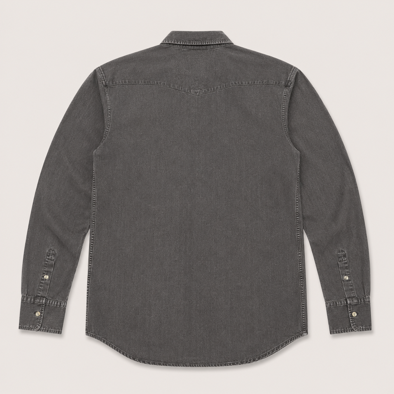 Cowboy Legend Washed Charcoal Western Shirt